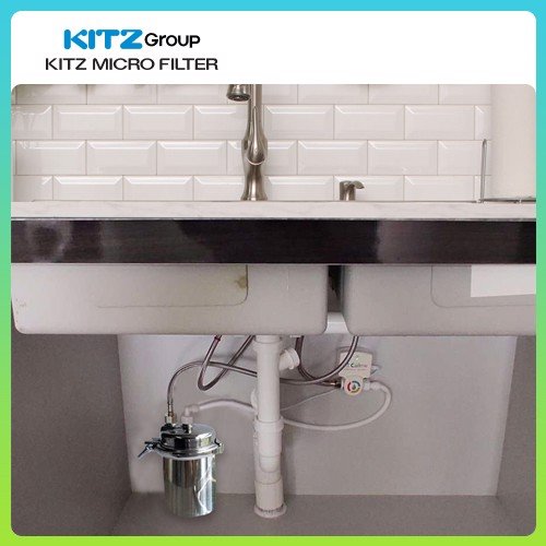 Máy lọc nước lắp tại vòi Kitz OAS-NTS9 không bao gồm vòi - Công nghệ màng lọc sợi rỗng, lọc Clo, tạp chất trong nước máy - Hàng chính hãng