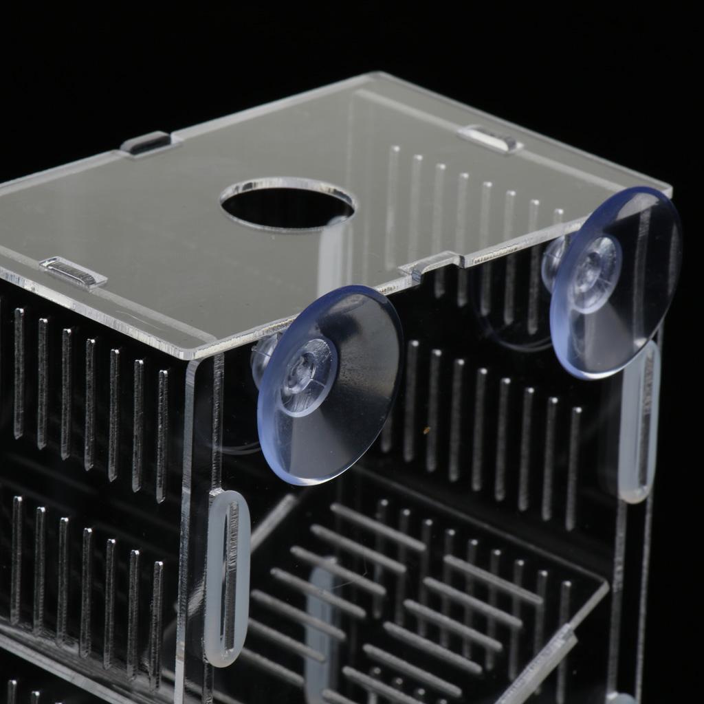 Aquarium  Tank Plastic Floating Isolation Divider Breeding Box