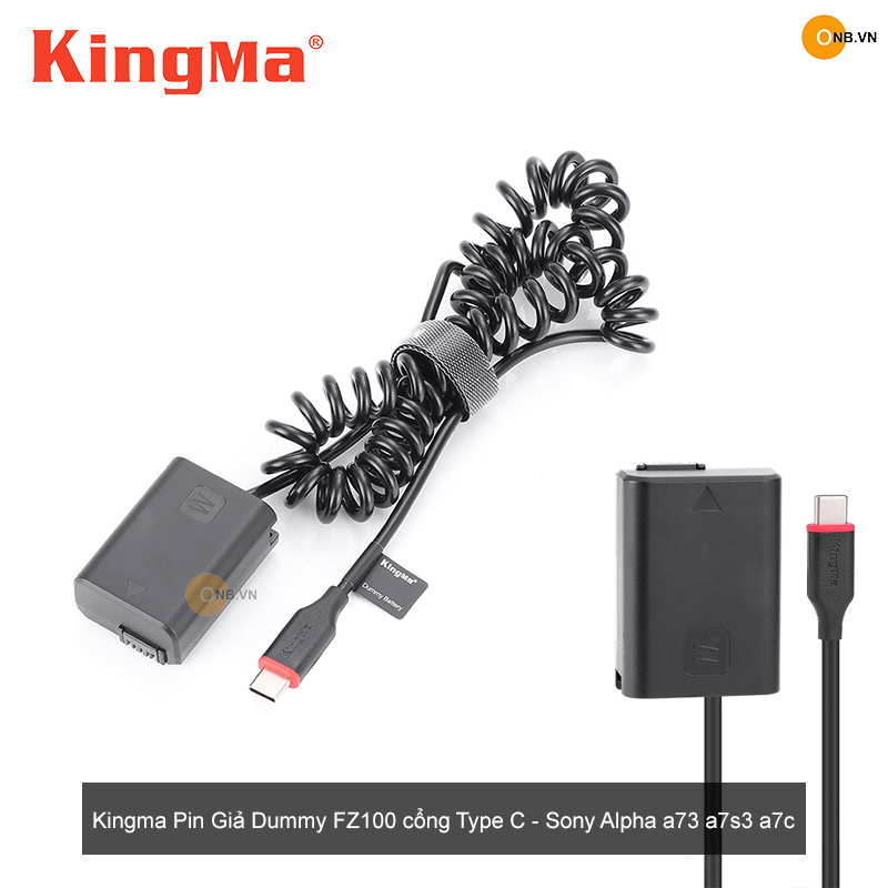 Kingma Pin Giả Dummy FZ100 - Type C cho So-ny Alpha a74 a73 a7s3