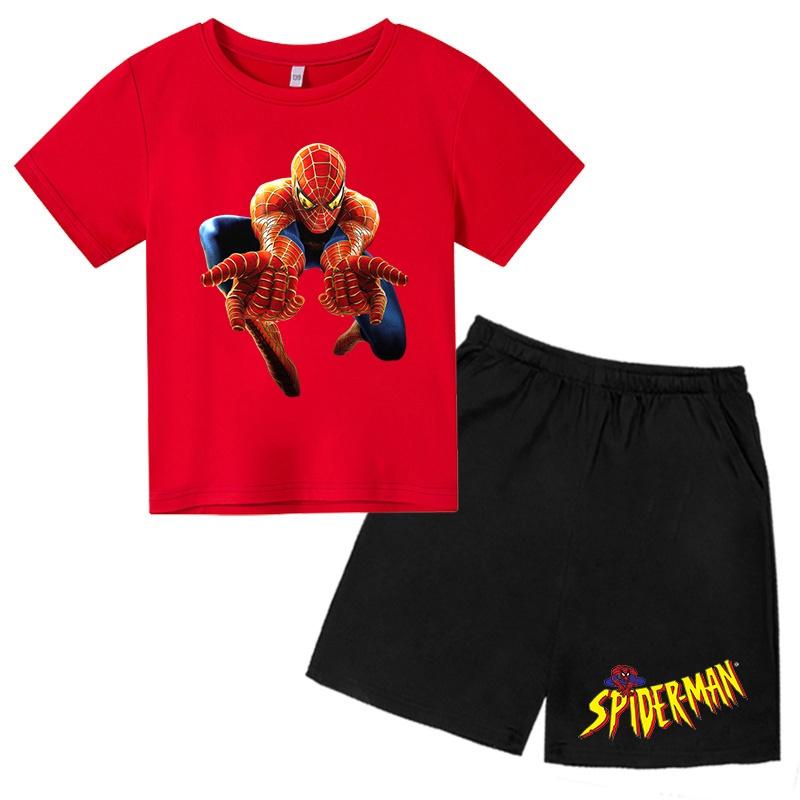 Áo Quần trẻ em ( Combo 4 Bộ ) spider man 02 siêu cool , King Cotton