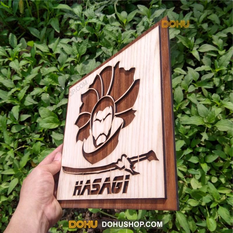 Tranh Treo Tường Bằng Gỗ Handmade DOHU017: Quốc Tướng Yasuo - Thiết Kế Đơn Giản, Độc Đáo, Sang Trọng