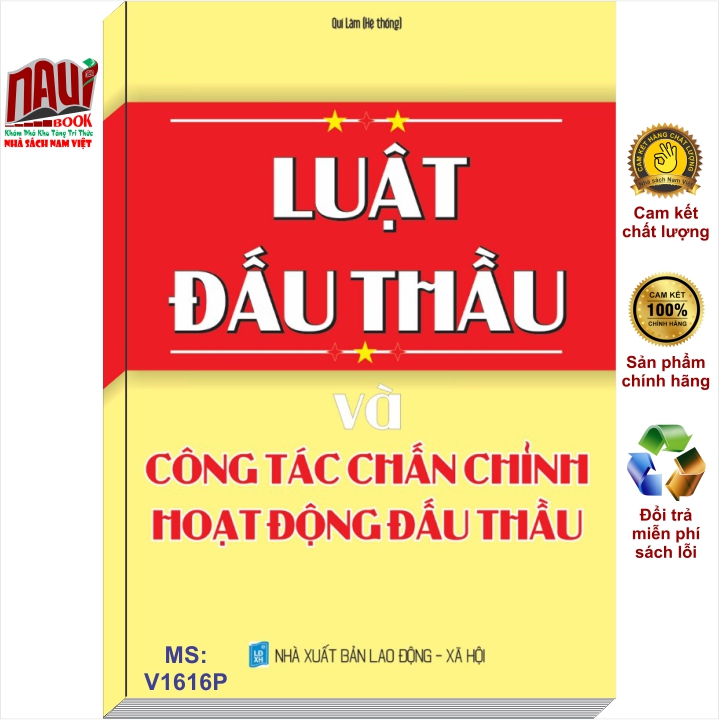 Sách Luật Đấu Thầu Và Công Tác Chấn Chỉnh Hoạt Động Đấu Thầu - V1616P