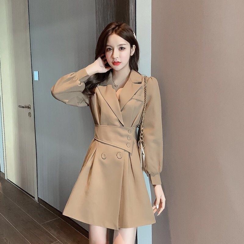 Váy blazer nữ thiết kế phong cách hàn quốc mẫu mới đẹp mã Rb01