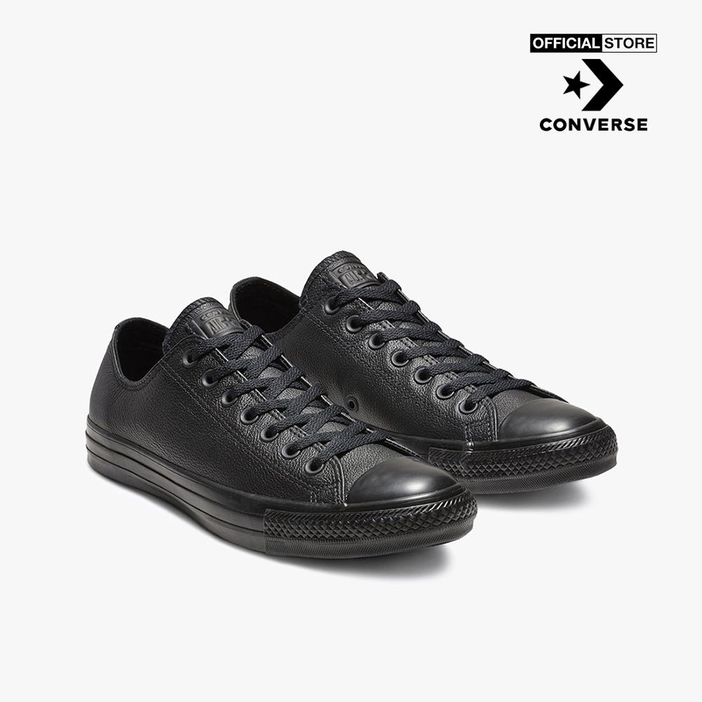 CONVERSE - Giày sneakers cổ thấp unisex Chuck Taylor All Star Mono Leather 135253C