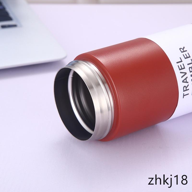 Bình nước giữ nhiệt chân bằng thép không gỉ 304 có 5 màu 350ml 500ml tiện dụng