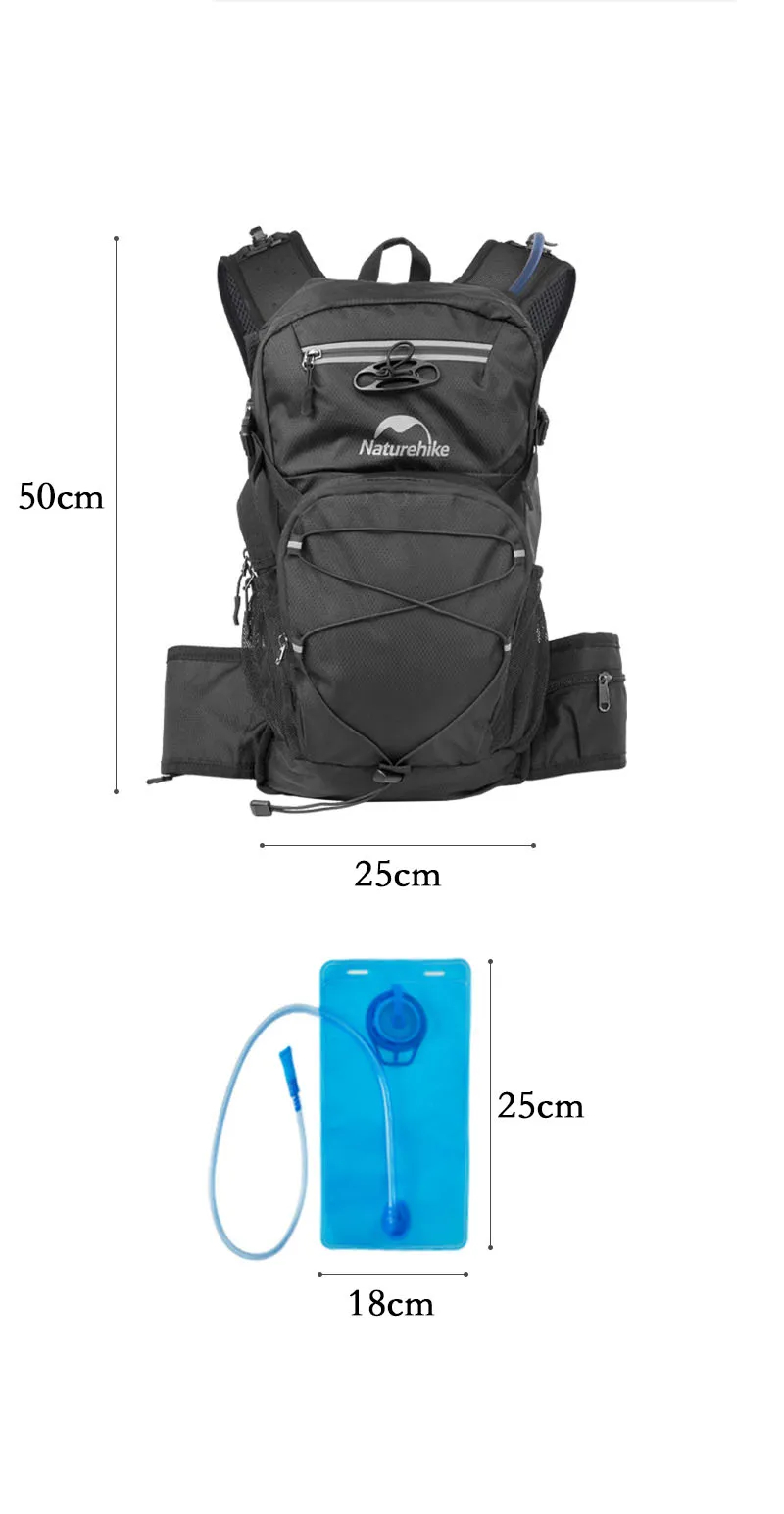 Balo Xe Đạp Leo Núi Thể Thao Naturehike CNK2300BB011 20L (Tặng Kèm Túi Nước)