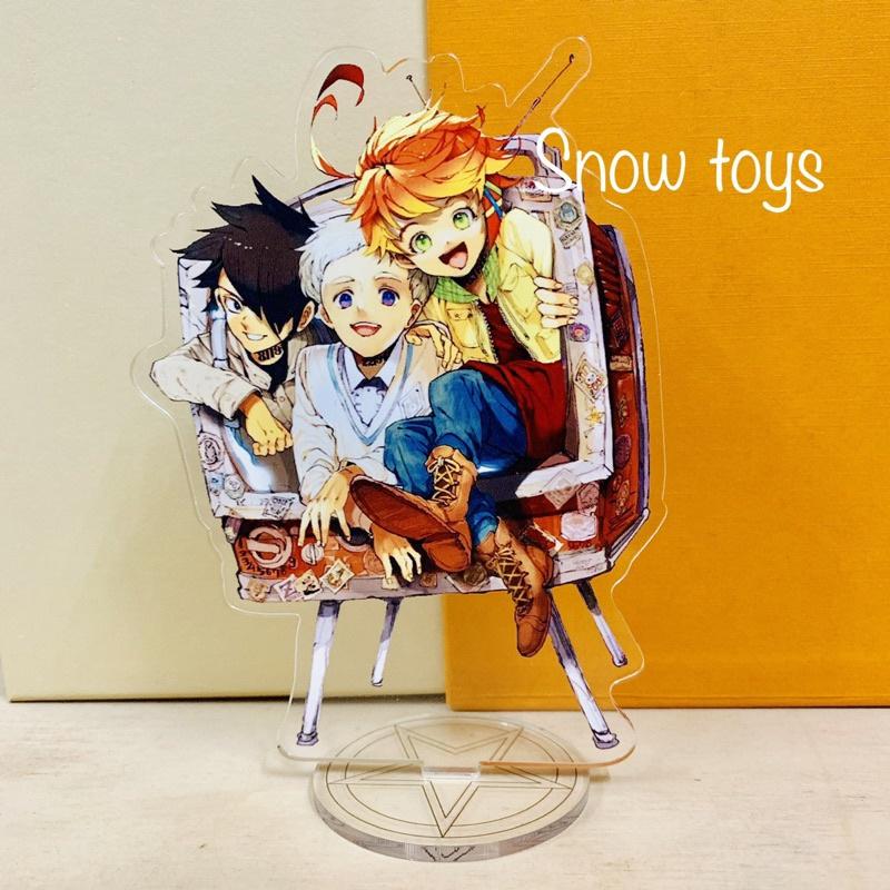 Mô Hình Tượng Standee Acrylic Mica - Miền đất hứa The Promised Neverland - Normal Emma Ray Isabella - 16cm