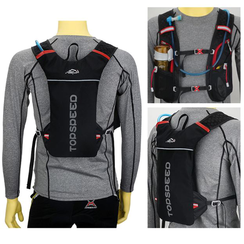 Balo chạy bộ đạp xe tặng kèm vest đựng nước