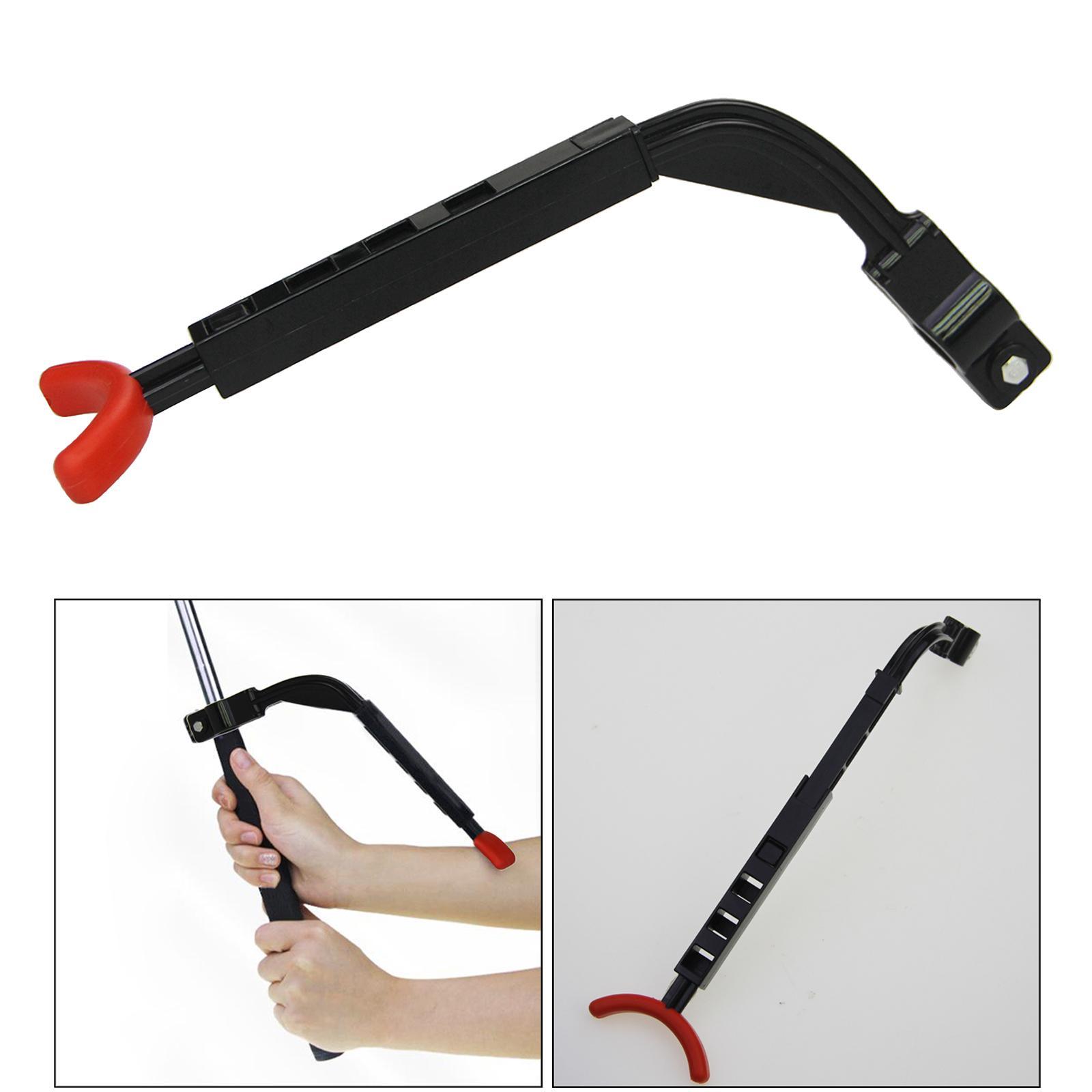 Durable Rubber Golf Swing Trainer Rubber Golf Swing Guide Training Aid Posture Grip Alignment Corrector Learning Tool