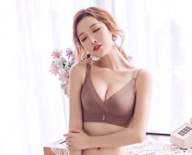 Áo Lót Su Gân Siêu Mềm Không Gọng Nâng Ngực Ms805