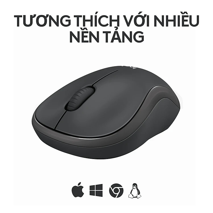 Chuột không dây Logitech M241 Silent Bluetooth - Hàng chính hãng