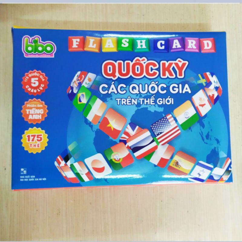 Flash Card Cờ các nước trên thế giới của 175 quốc gia