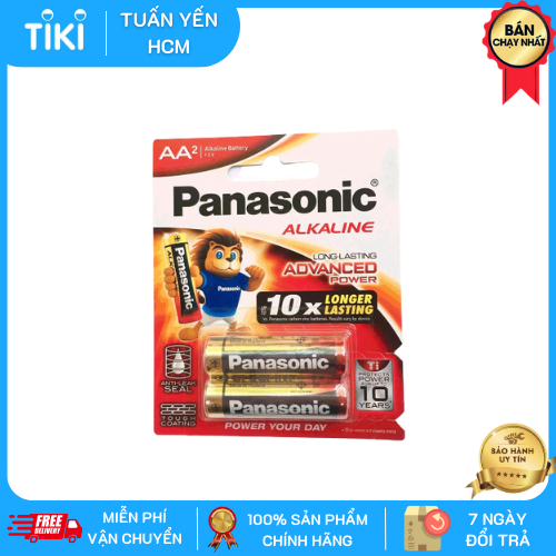 5 Vỉ ( 20 Viên ) Pin AA Panasonic Alkaline LR6T Siêu Bền - Hàng chính hãng