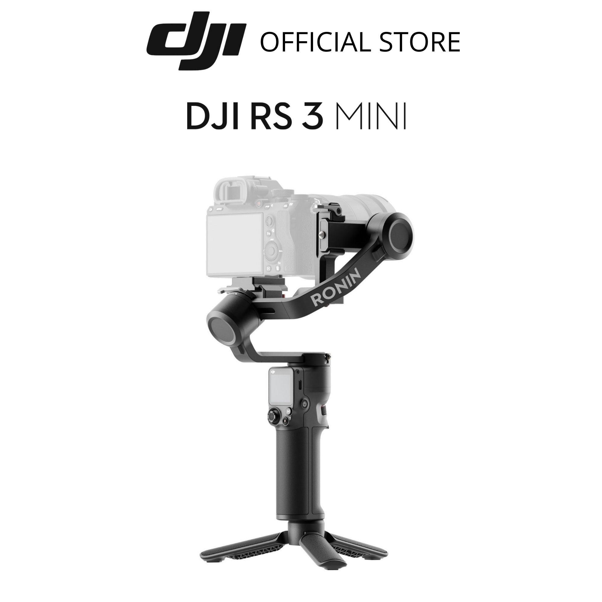 Gimbal máy ảnh DJI RS 3 Mini gọn nhẹ tải trọng 2kg (DJI RS 3 Mini) - Hàng chính hãng