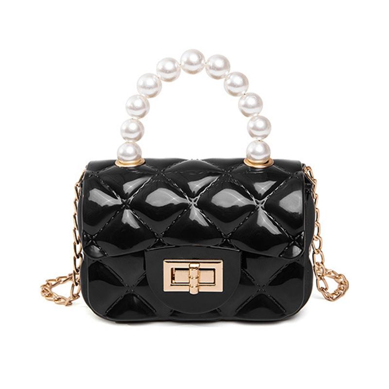 Mini Túi Xách Da Trẻ Em Thời Trang Trẻ Em Túi Đeo Chéo Điện Thoại Ví Bé Gái Đảng Ngọc Trai Túi Ví Khóa Vai Tất Cao Cổ Sập