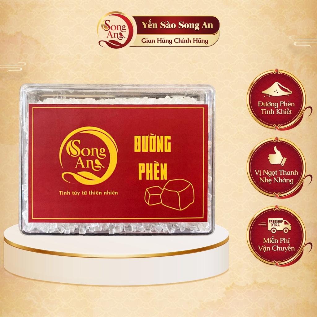 Đường phèn trắng tinh khiết Song An Food giải nhiệt thanh mát cơ thể hộp 200g