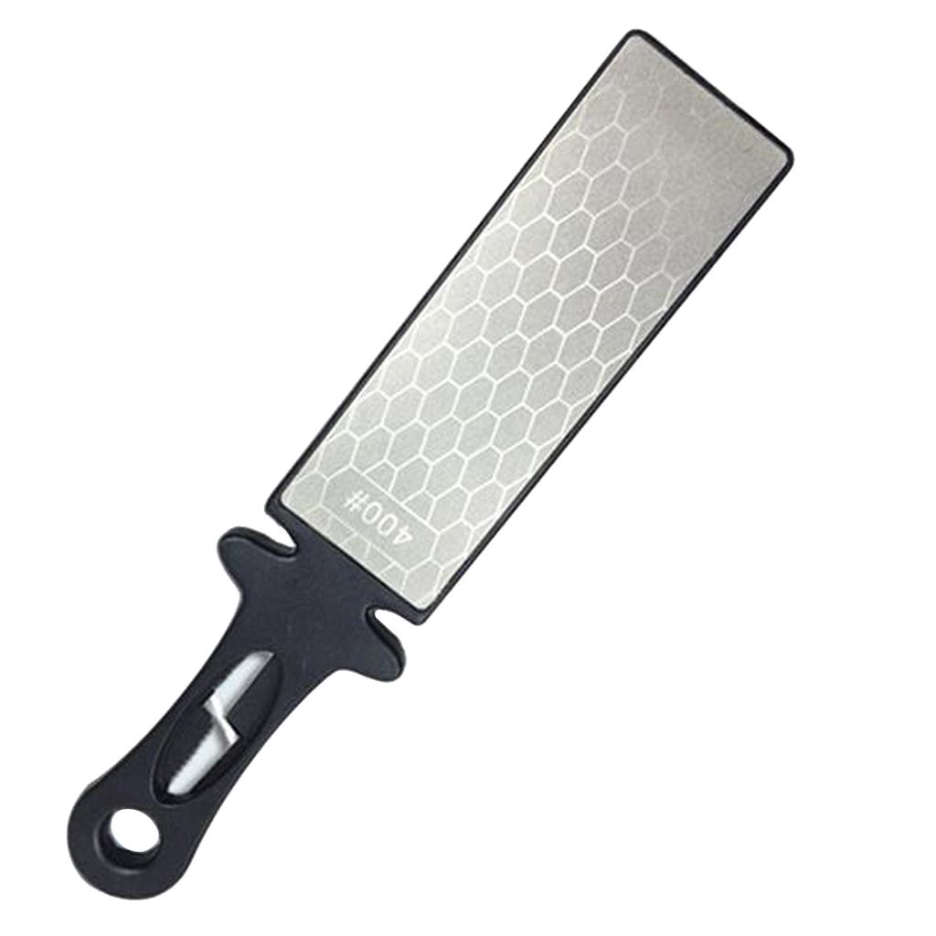 Portable Kitchen Tool Double Sided Diamond Sharpening Sharpener 400# 1000#