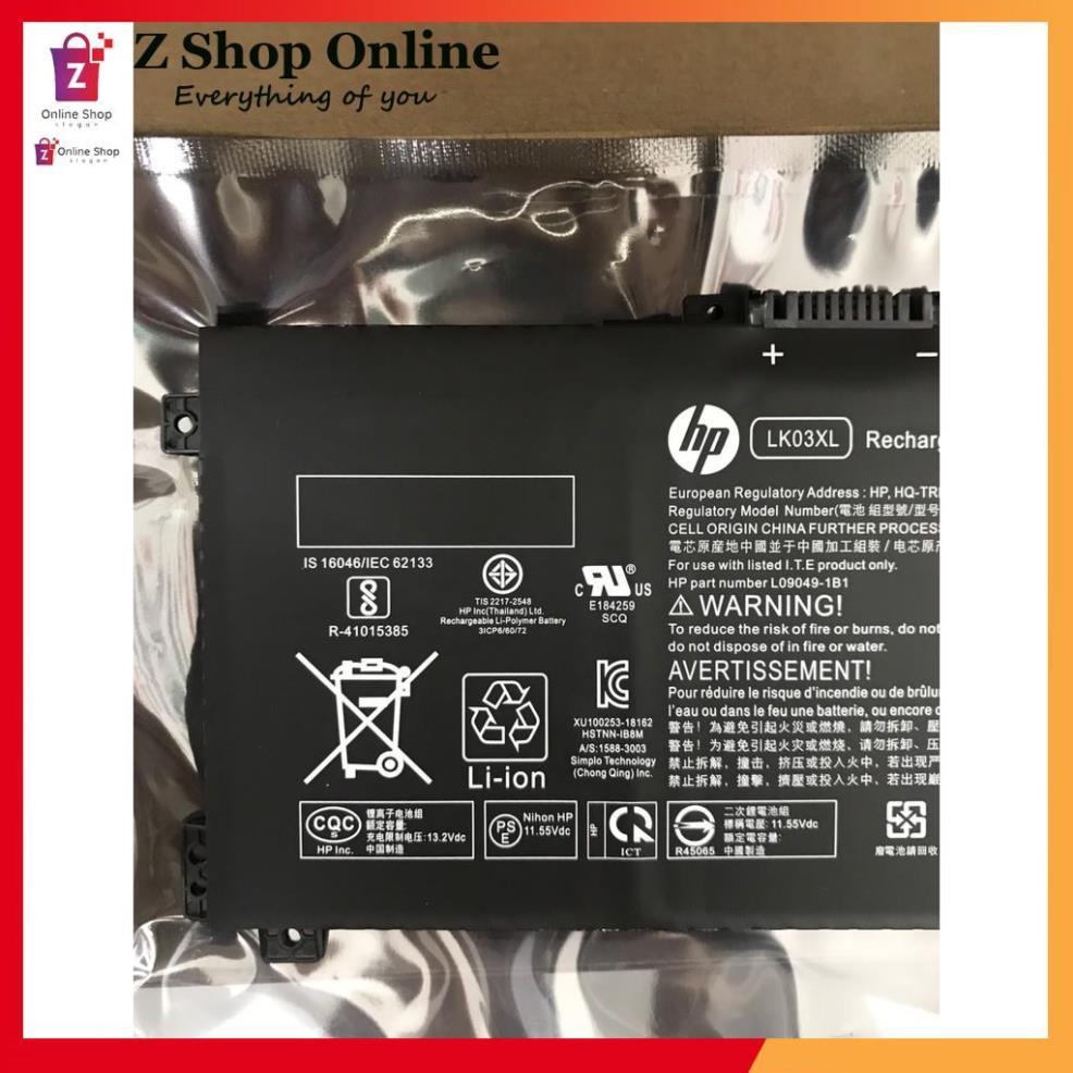 Pin Battery Dùng Cho laptop HP Envy x360 15-bp 15-bq 15-cp 15-cn 17m LK03XL Originals