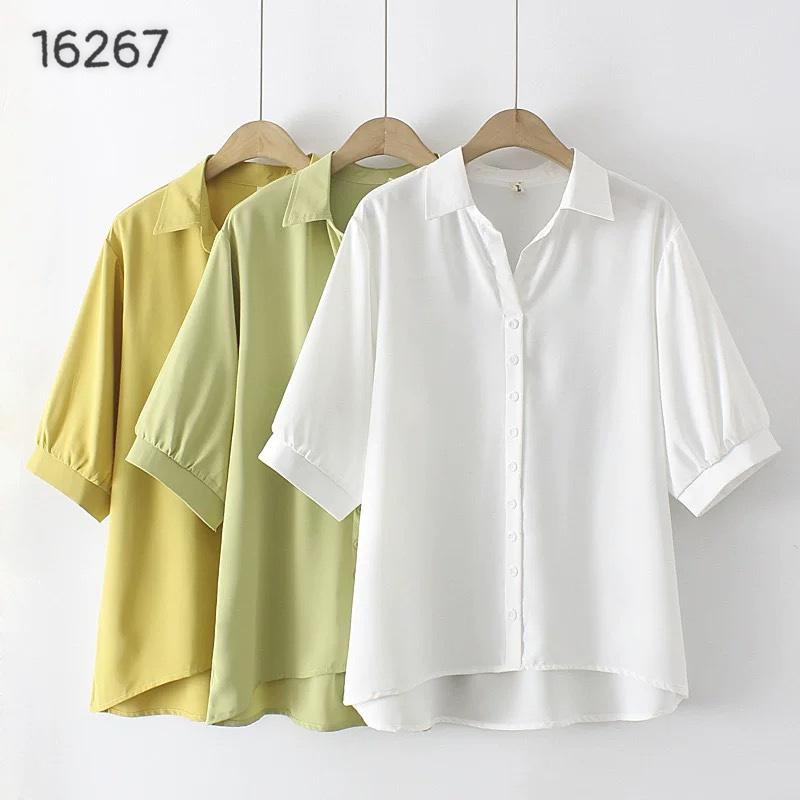 Áo Sơ Mi BIG SIZE tròng nhiều nút 16267