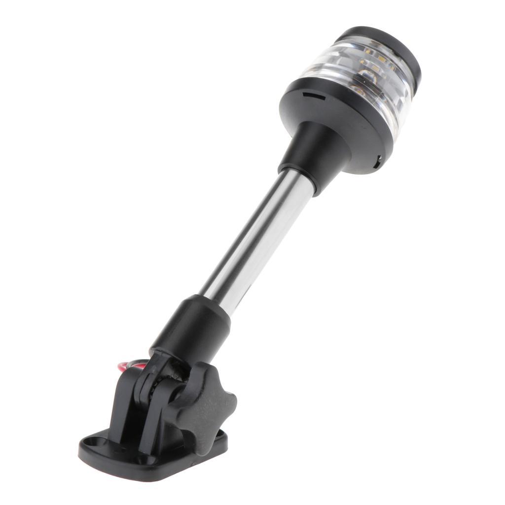 9" Adjustable Marine Anchor Lights ° White LED 12-24V
