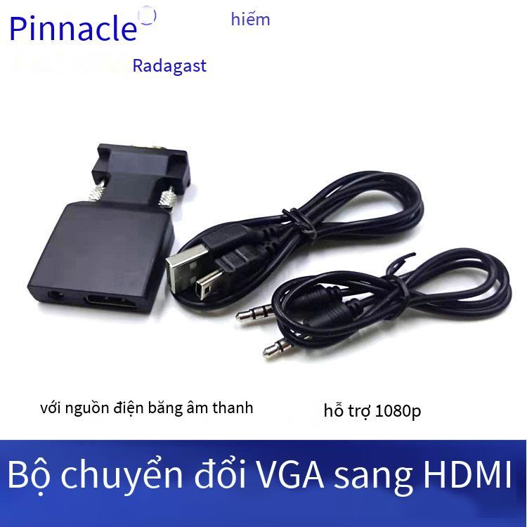 Bộ chuyển đổi VGA sang HDMI thuận lợi nhất với bộ cấp nguồn dây đai âm thanh Cuộc cách mạng VGA Bộ chuyển đổi bộ cấp nguồn dây đai âm thanh HDMI