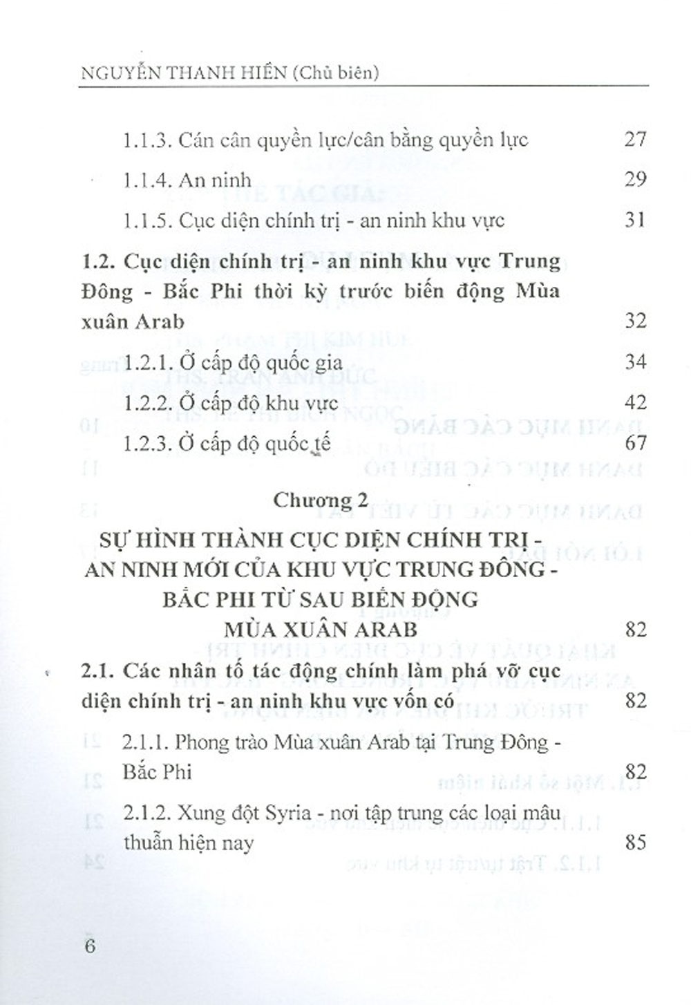 Sự Hình Thành Cục Diện Chính Trị - An Ninh Mới Tại Khu Vực Trung Đông - Bắc Phi Và Tác Động