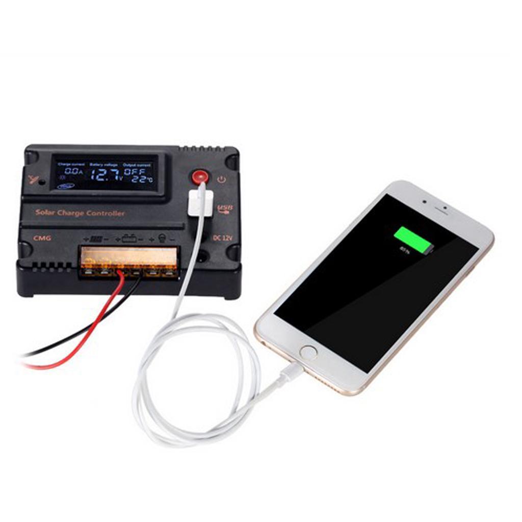20A 12V/24V Solar Charge Controller Solar Panel Battery Regulator