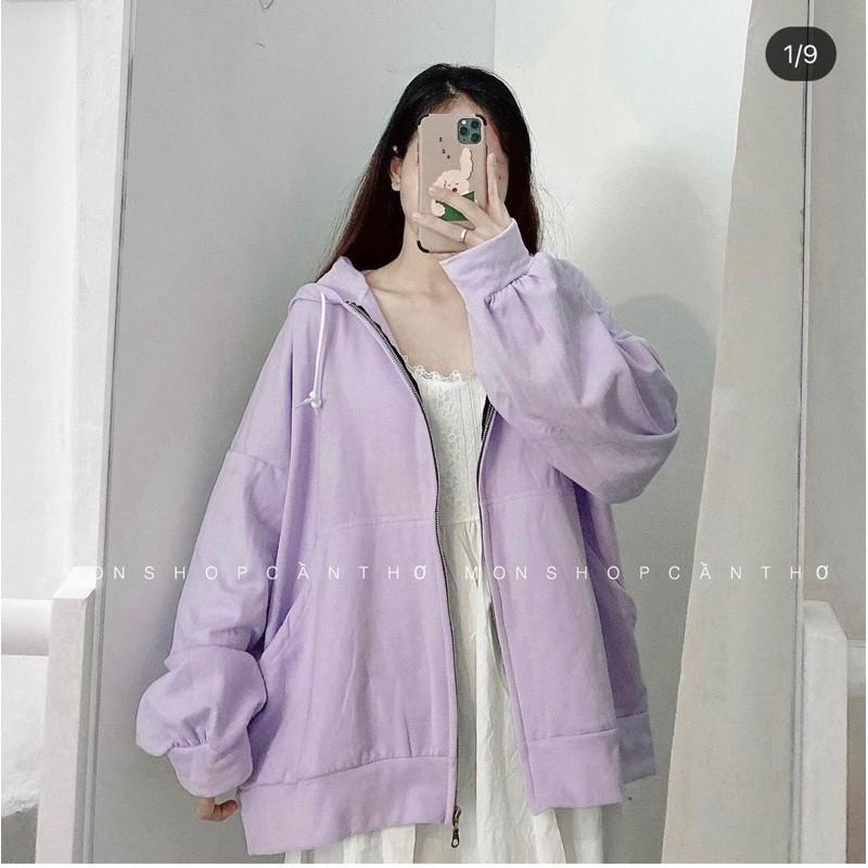 Áo khoác nỉ tay phồng
