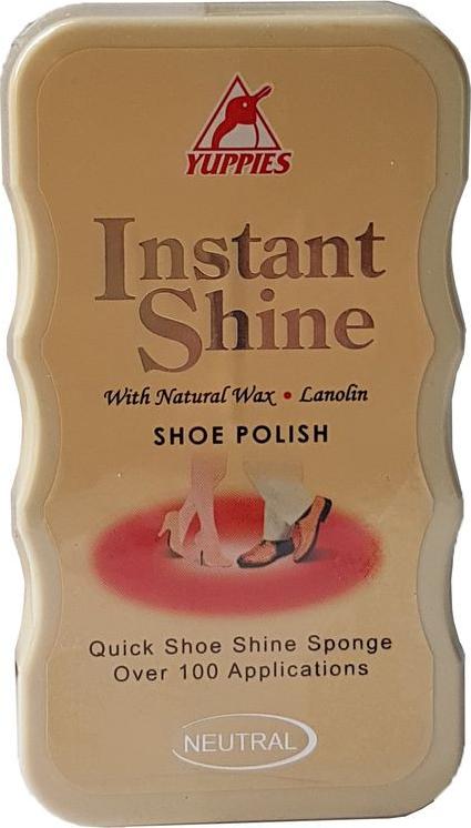 Đánh bóng nhanh đồ da Yuppies Instant Shine Shoe Polish - Neutral (Malaysia)