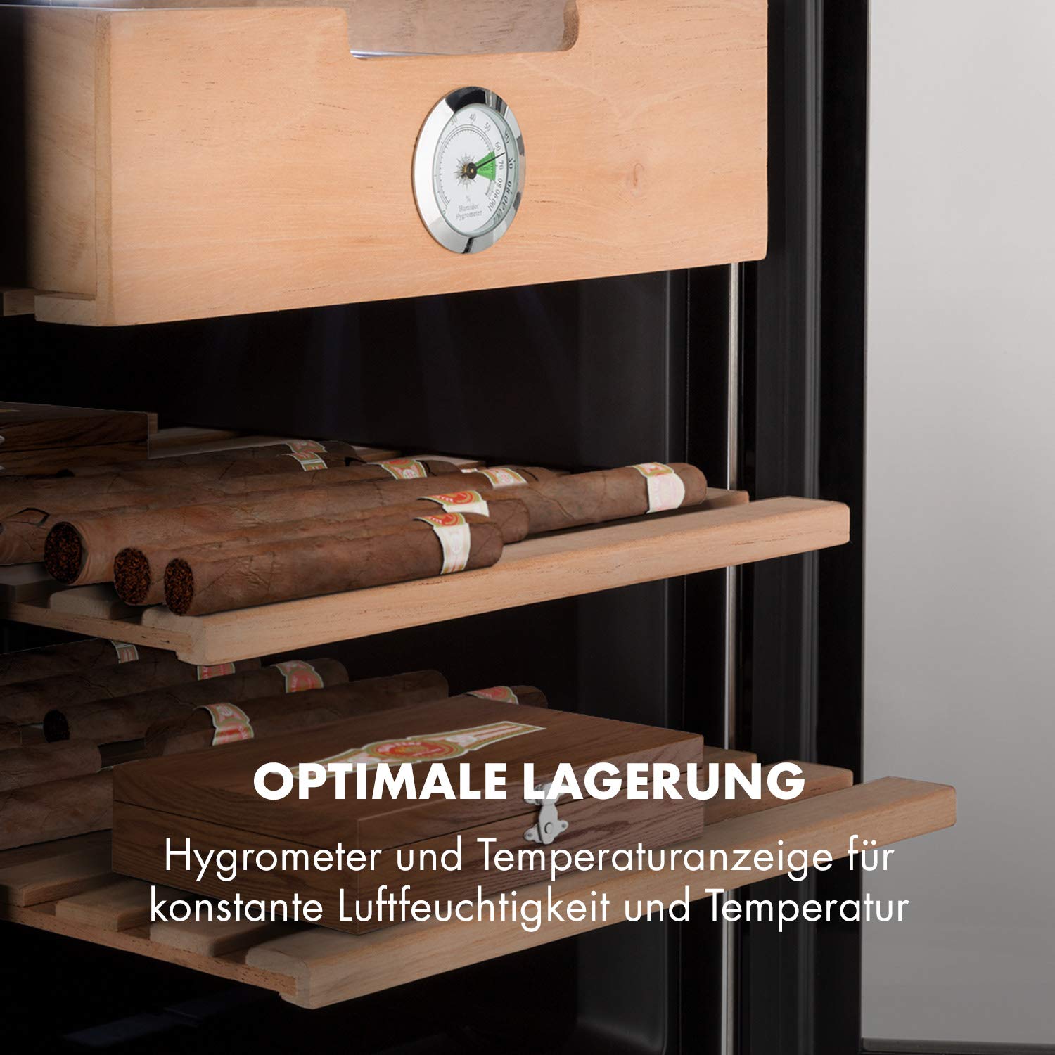 Tủ bảo quản Cigar Klarstein El Presidente 33l - hàng chính hãng