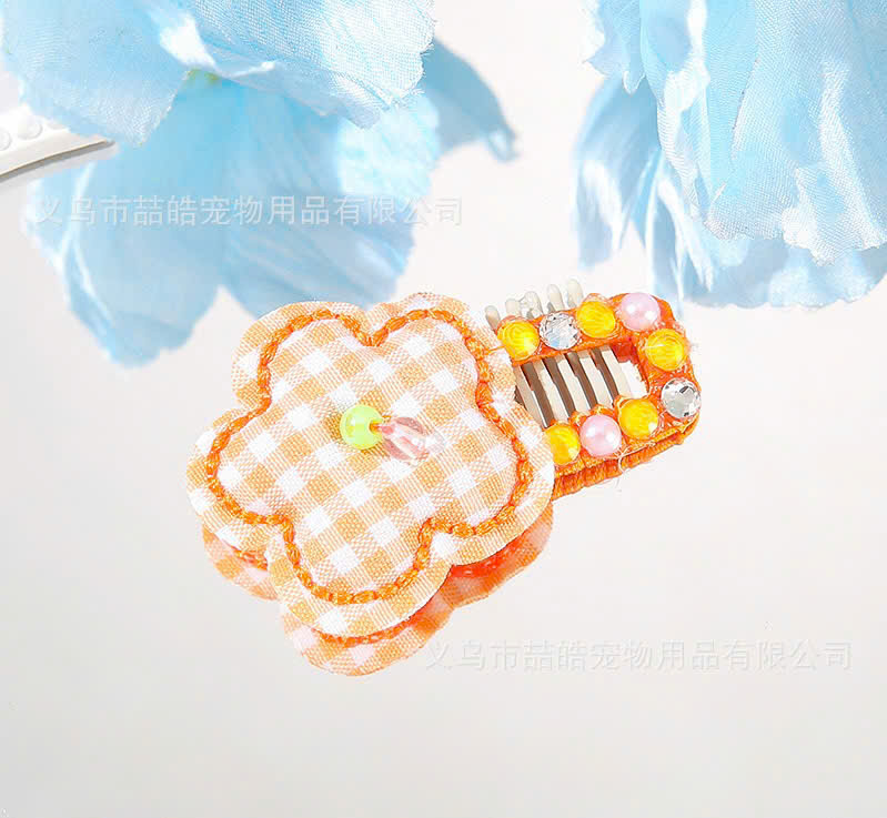 NƠ KẸP TÓC BUỘC TÓC CÀI TÓC SANG TRỌNG DỄ THƯƠNG MÃ 24 XINH XẮN CHO THÚ CƯNG CHÓ MÈO