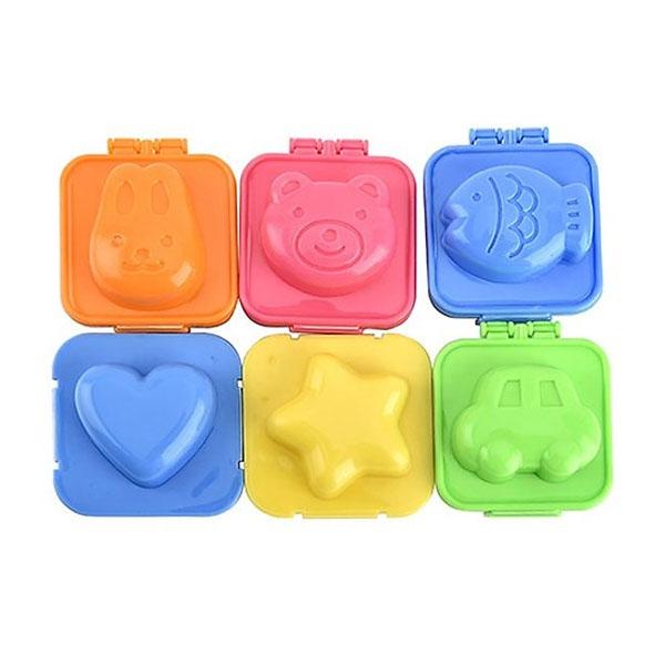 Set 6 Khuôn Hình Thú Tạo Hình Làm Bánh, Tạo Hình Cơm Ngộ Nghĩnh - Miễn Phí Vận Chuyển