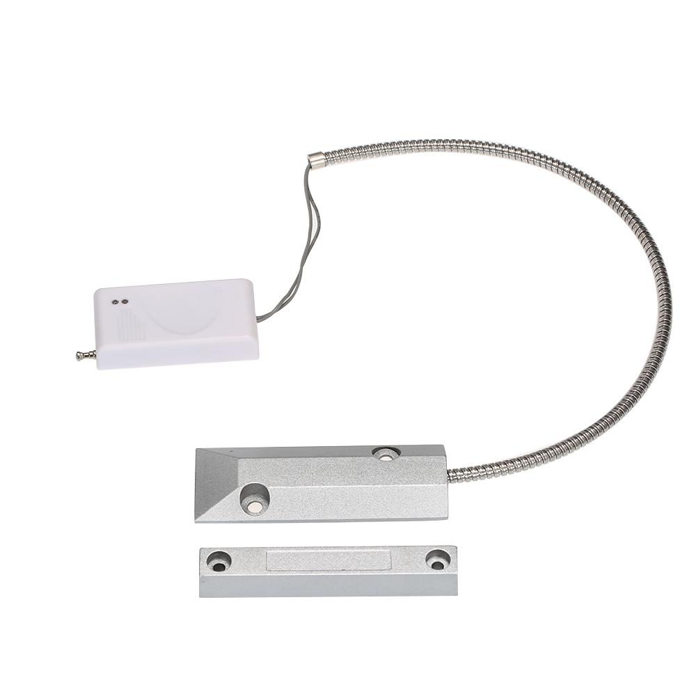 Wireless 433MHz Metal Rolling Door Magnetic Contact Sensor Switch Door Window Open Detector Normal Close Type For Home Burglar Alarm System