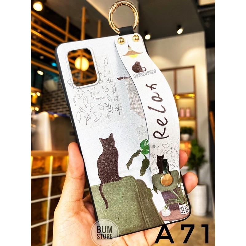 Ốp Lưng Mèo Relax Cho Samsung Galaxy A71 / A51 / A72 / A52