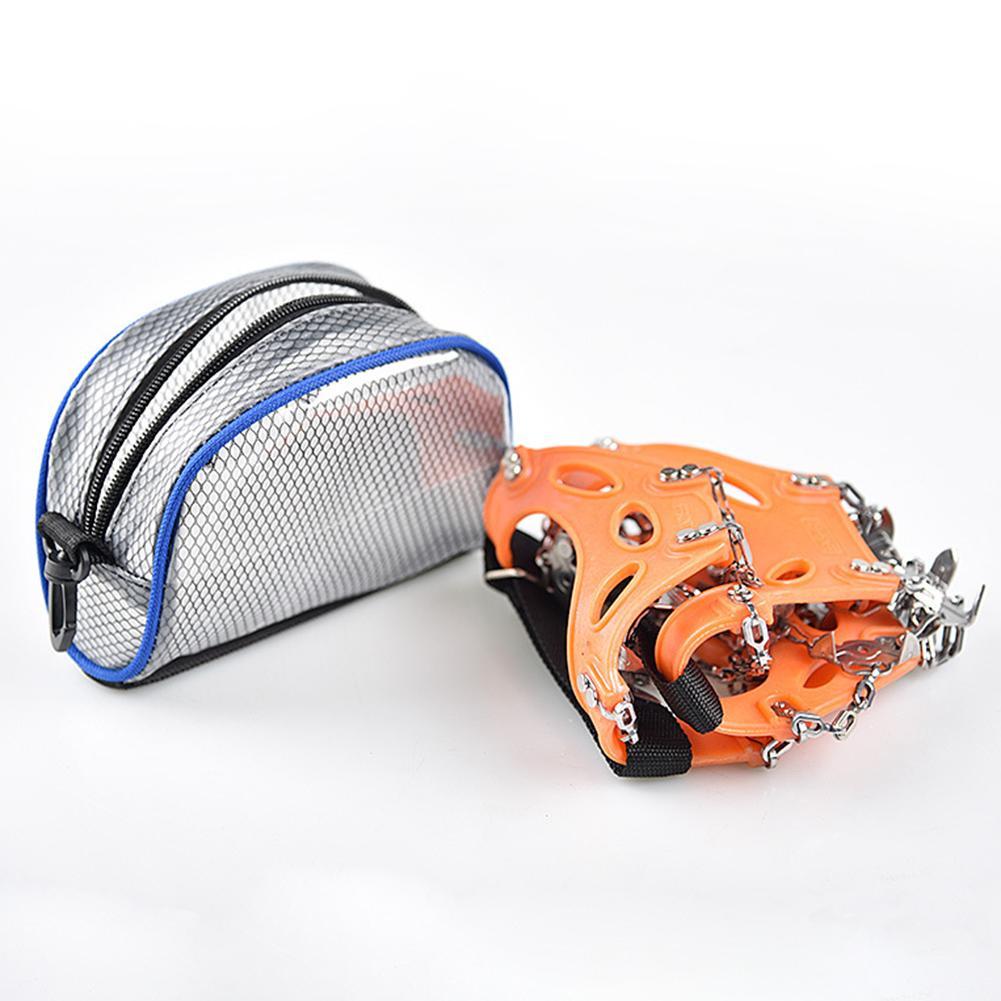 Pvc Crampons Storage Bag Outdoor Adventure Climbing Climbing Kit Shoe Spike Shoe Cover Crampons Zipper Bag