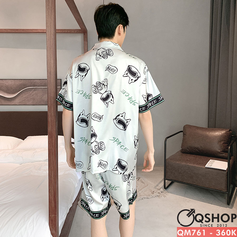 Bộ đồ pijama nam quần ngắn QM761 - QM762 - QM763