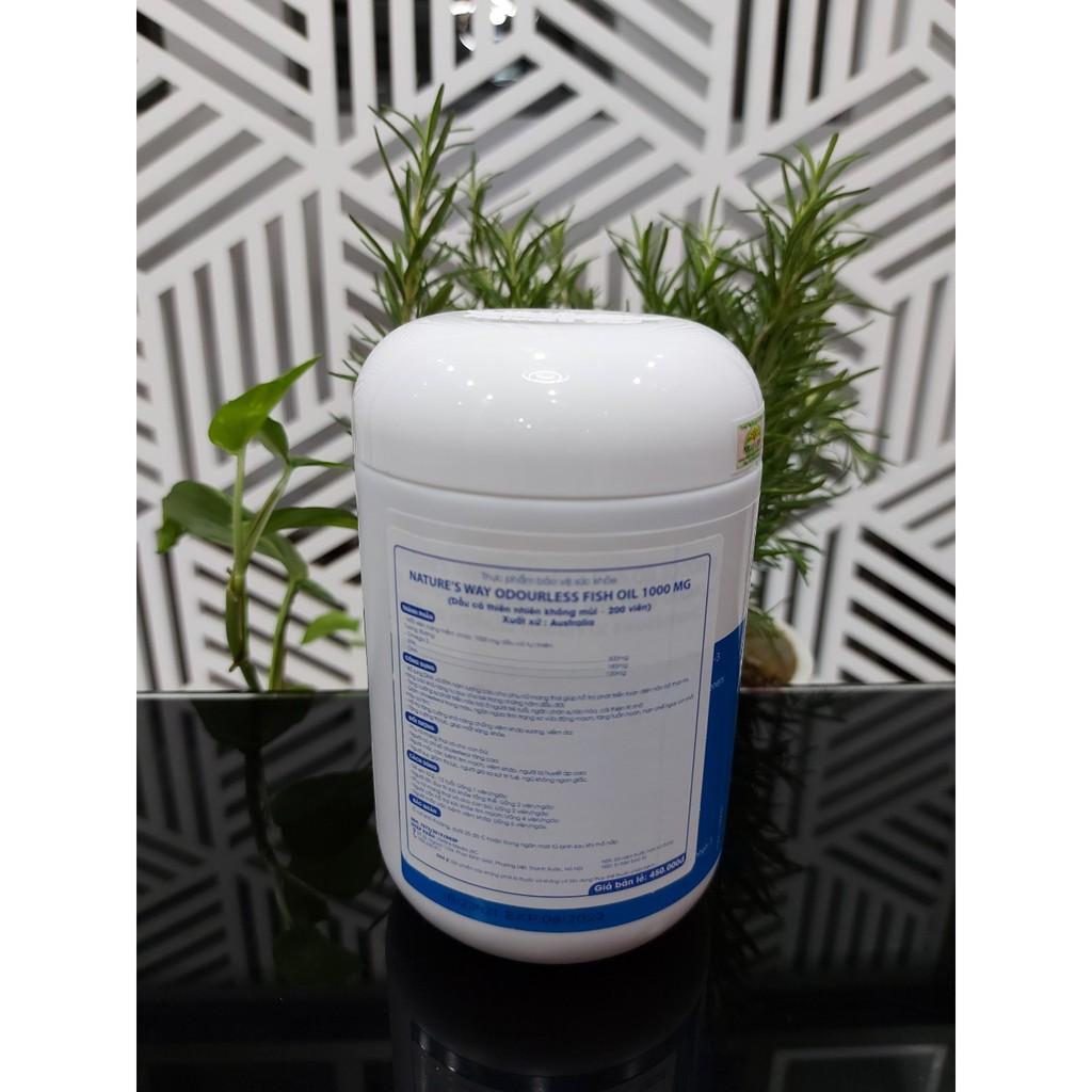 Nature's Way Fish Oil 1000mg - Viên uống bổ sung Omega 3 cho cơ thể
