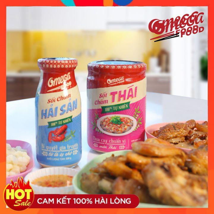 Combo 2 Chai Nước Sốt Chấm Hải Sản Và Sốt Chấm Thái Chuẩn Thái Lan Omega food