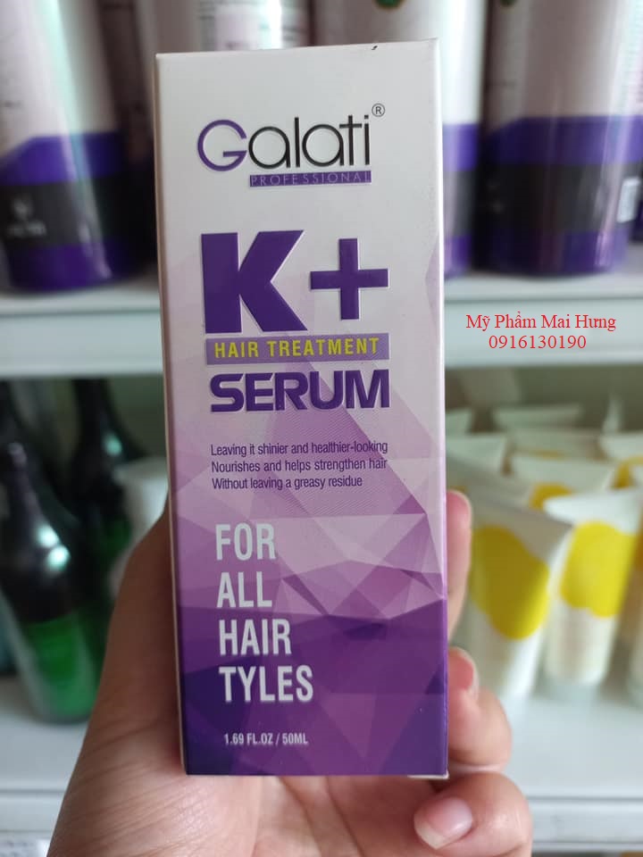 Serum dưỡng tóc cao cấp Hair Serum Galati - Người Việt tự hào dùng hàng Việt