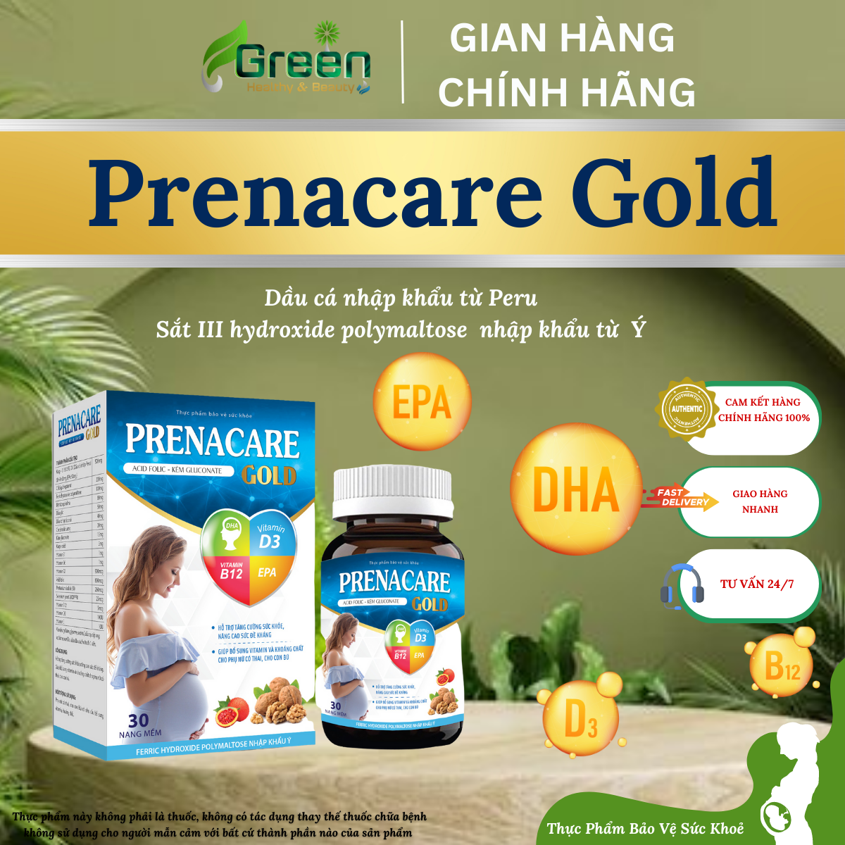 TPBVSK: PRENACARE GOLD - Viên bổ bầu cho PNCT&CCB