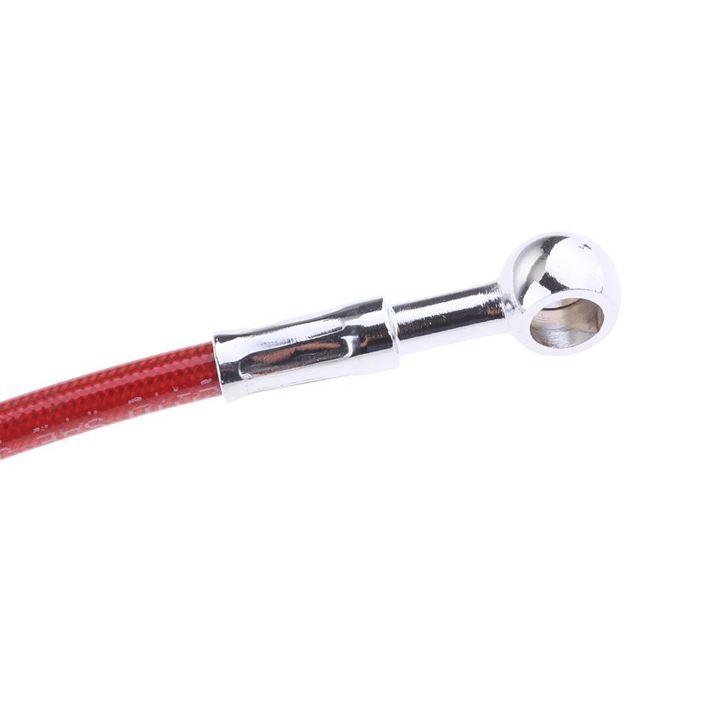 2pcs Universal Motorcycle Brake Oil Hose Pressure Fuel Tube Hose 1000mm/39"