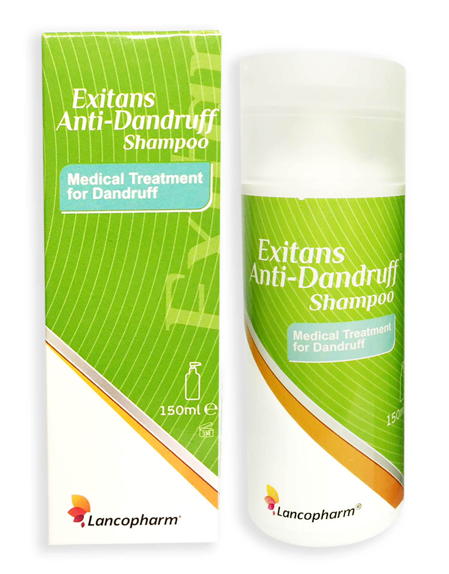 (150ml) Dầu gội Lancopharm Exitans Anti DanDruff Shampoo- dầu gội đặc hiệu dành cho da gàu, da đầu bị nấm