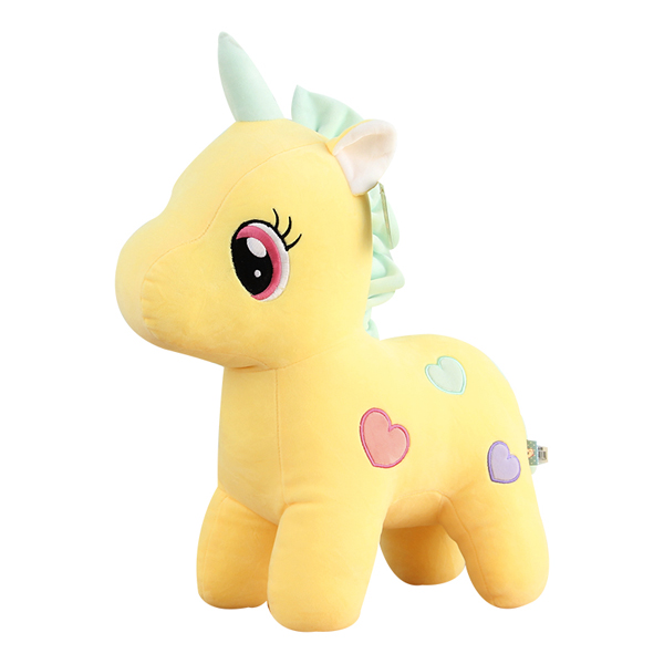 Gấu Bông Ngựa Pony (40 Cm) Gb18 (Màu Vàng)