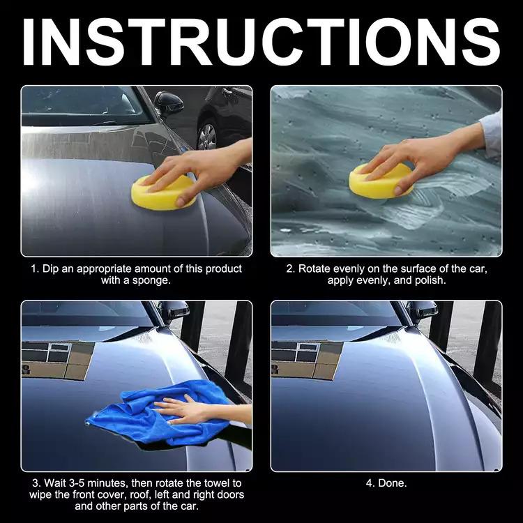 [Tặng Kèm Khăn Lau] Sáp Đánh Bóng Xe Máy, Ô Tô - CAR PLATING WAX - Phủ Ceramic Wax Làm Đẹp Xe - Đánh Sạch Vết Xước Xe
