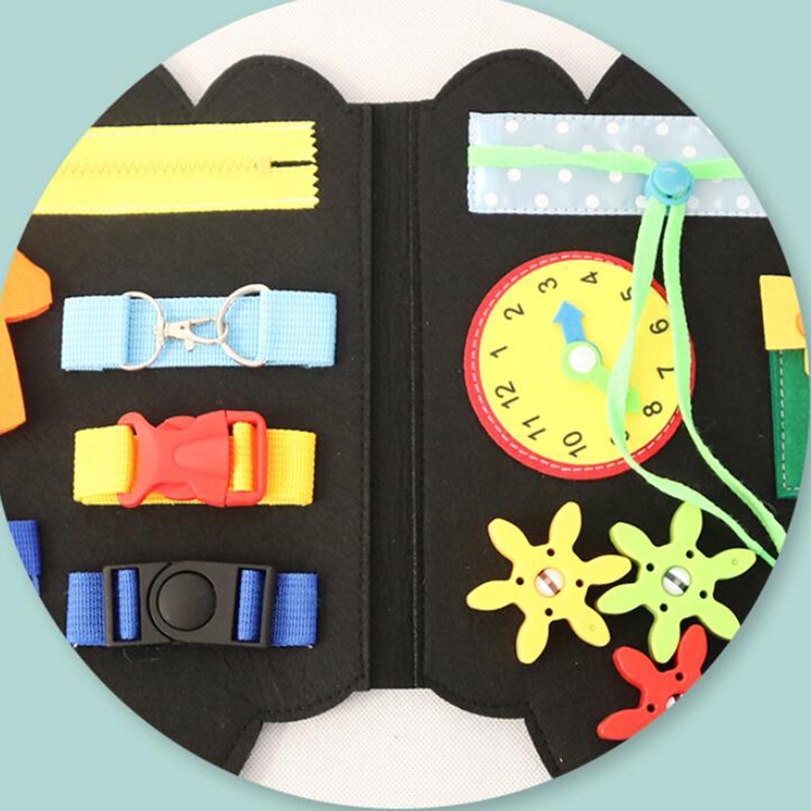 Montessori Sensory Board Toy Educational Toys Felt for Preschool Girls Boys