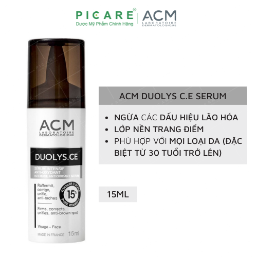 Tinh Chất Dưỡng Trắng Da Giảm Thâm Nám ACM Duolys C.E. Intensive Anti-oxydant Serum 15ml