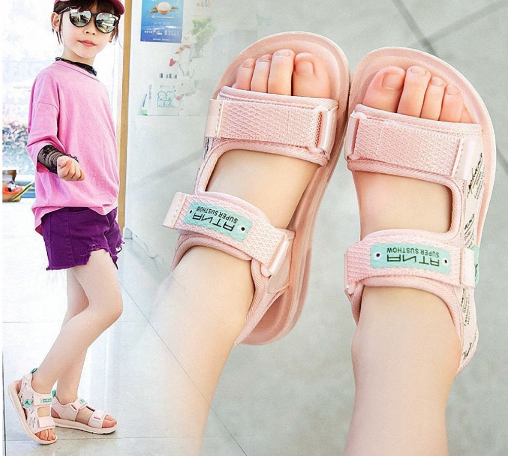 Dép sandal bé gái siêu nhẹ_A379