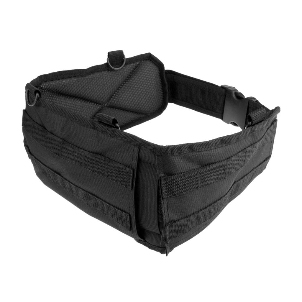 Tactical Battle Molle Belt Webbing Combat Waist Padded Belt