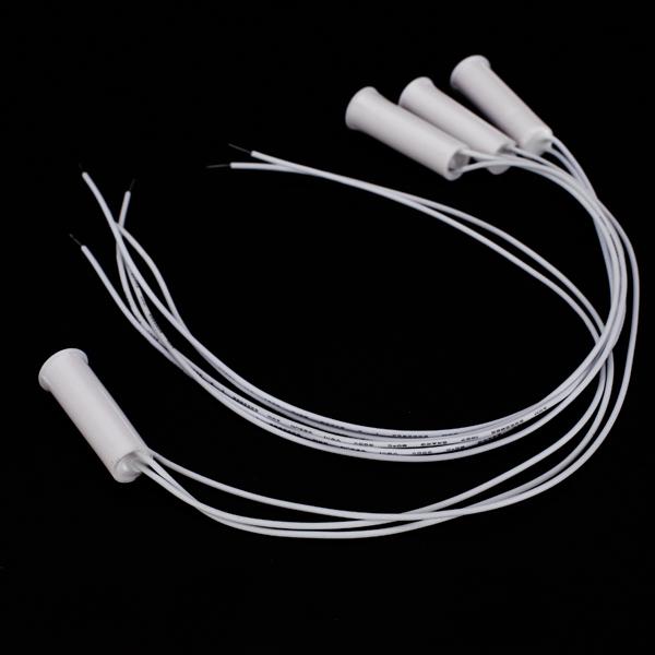 5pcs White Recessed Window Door Contact Switch Alarm