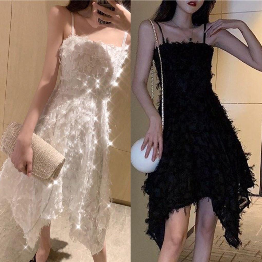 ️Đầm,Váy Tua Rua Vạt Chéo